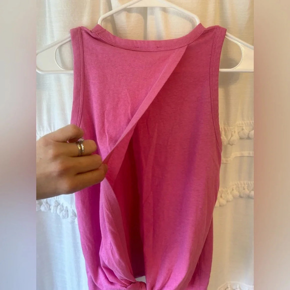 J Crew Tie Back Tank top pink size XS - Picture 5 of 8